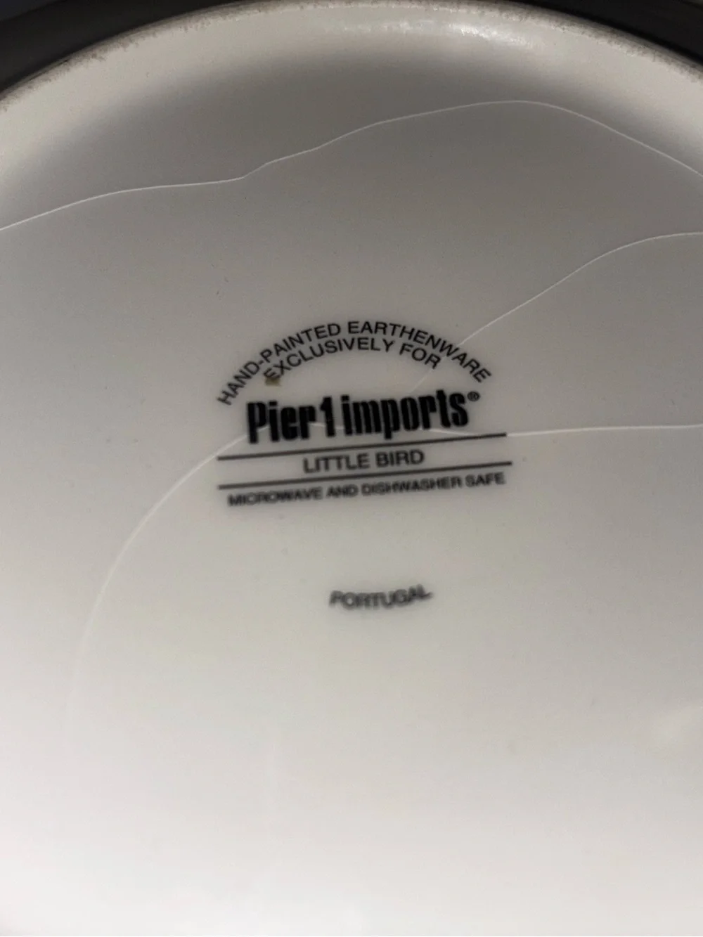 Vintage Set of 8 Pier 1 Imports Little Bird Salad Plate 8-1/2” Portugal. Y3